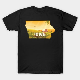 Iowa state design / Iowa lover / Iowa gift idea / Iowa farmer gift / Iowa home state T-Shirt